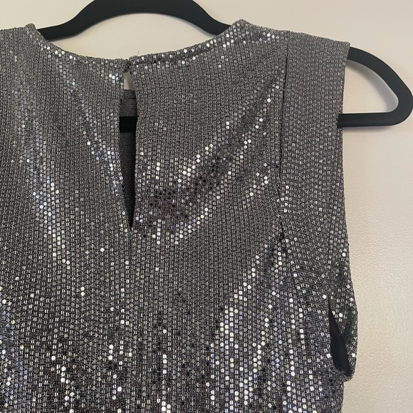 Zara evening dress in silver - NWOT - Small - Picture 8 of 10